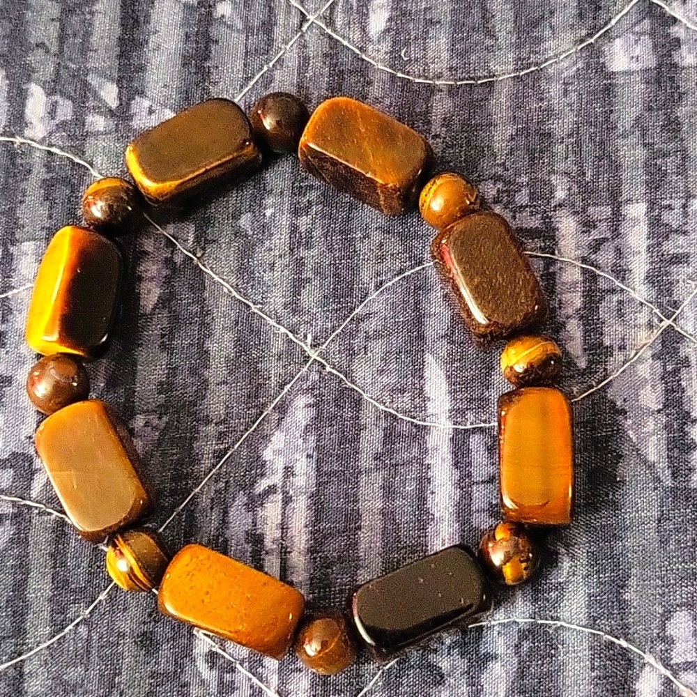 Yellow tiger eyes bracelet